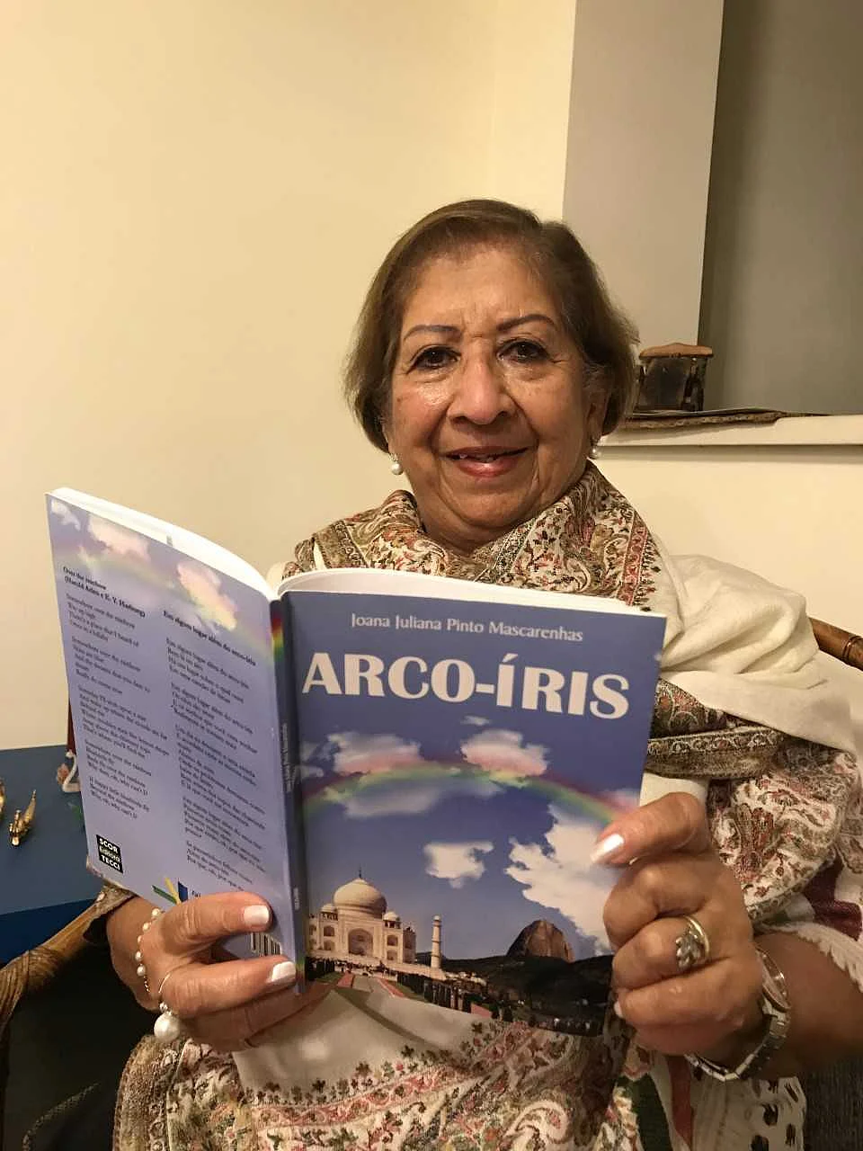 Joana with her memoir