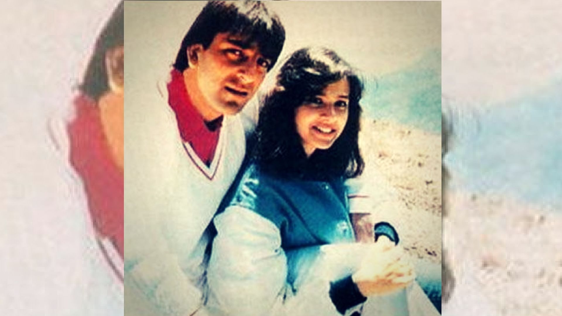 Sanjay Dutt with his first wife Richa Sharma.&nbsp;