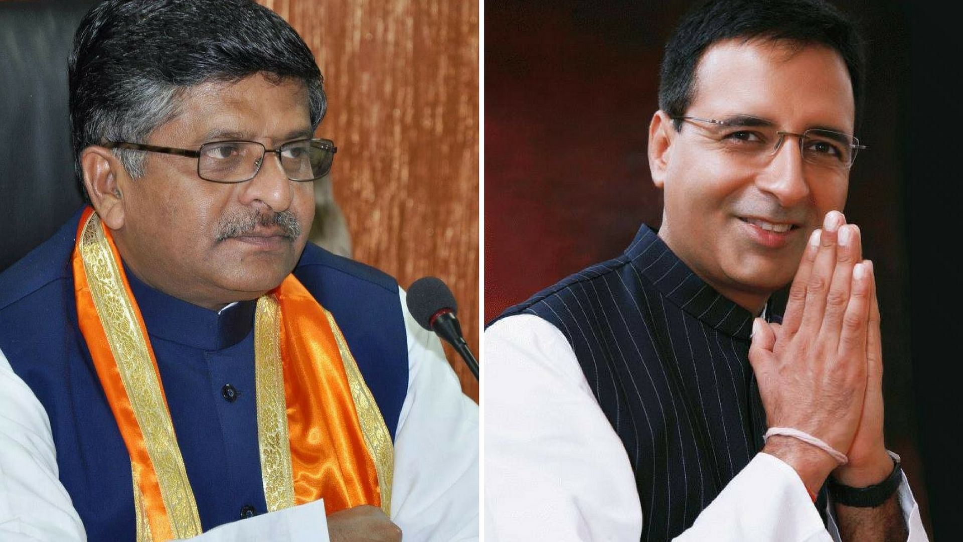 The BJP’s Ravi Shankar Prasad and the Congress’ Randeep Surjewala accused each other’s party of hiring the services of Cambridge Analytica.