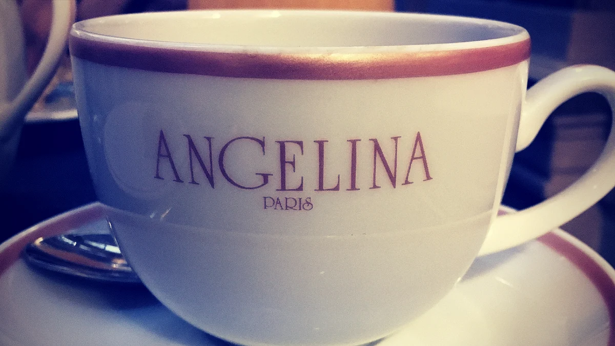 Angelina’s famous hot chocolate.