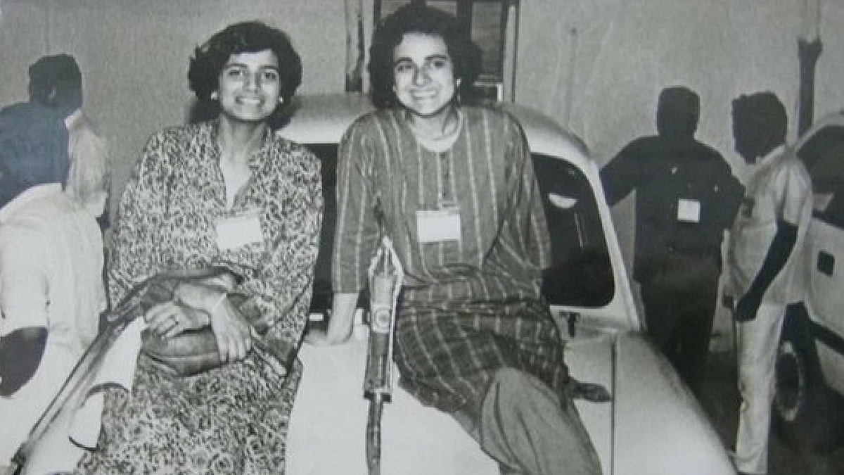 Mekhala Deva – my friend and colleague from the Newstrack days – and I (L).