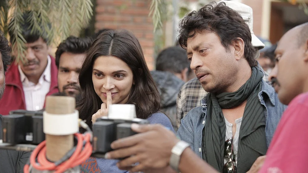 Deepika Padukone and Irrfan Khan in <i>Piku</i>. 