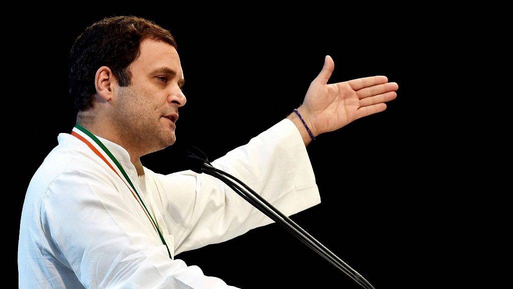 Congress President Rahul Gandhi delivered the opening address at the 84th Congress Plenary session on Saturday at the Indira Gandhi Stadium in New Delhi.