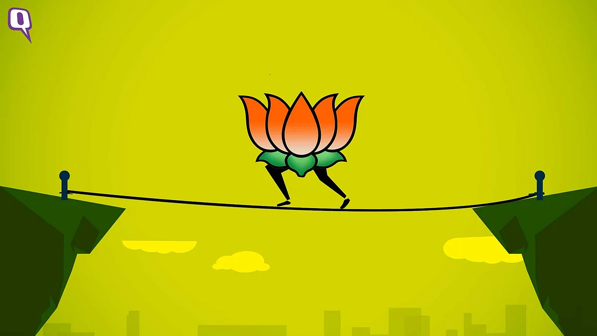 BJP is doing a tight-rope walk.