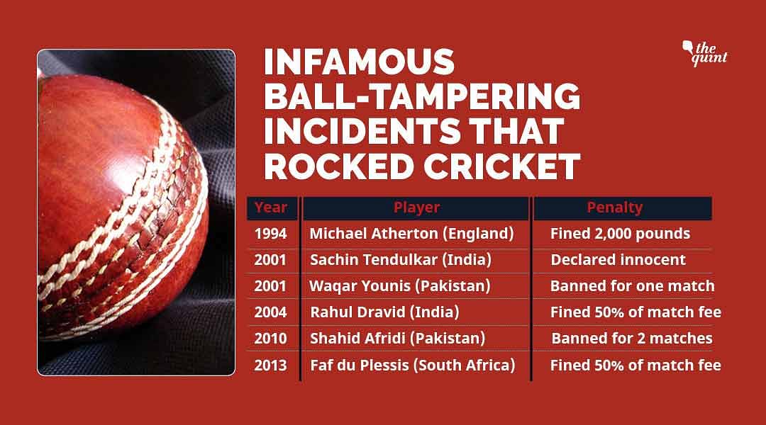 The Quint takes a look at fourteen instances of ball-tampering in the past and the different punishments given.