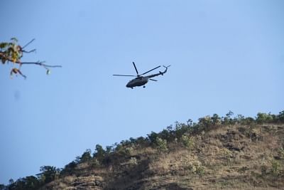 Theni: An Indian Air Force (IAF) helicopter pressed into rescue operations after a massive forest fire ÃƒÂ¢Ã‚Â€Ã‚Â‹broke out in the Kurangani Hills ÃƒÂ¢Ã‚Â€Ã‚Â‹of Tamil Nadu