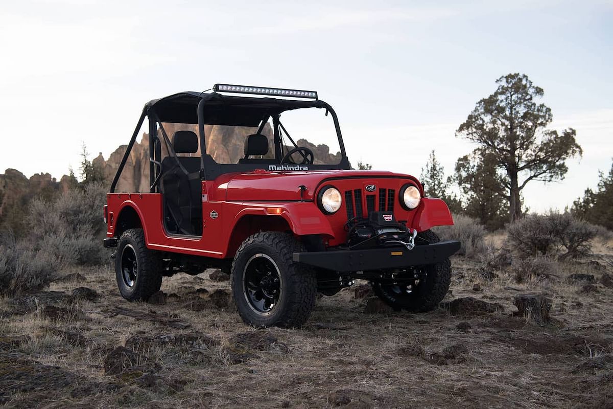 The Mahindra Roxor is to be sold as a side-by-side all-terrain vehicle in the US market, for off-road use only.