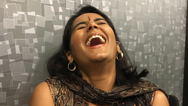 Actor Lakshmi laughs at misogyny and stereotypes set by society.<b><br></b>