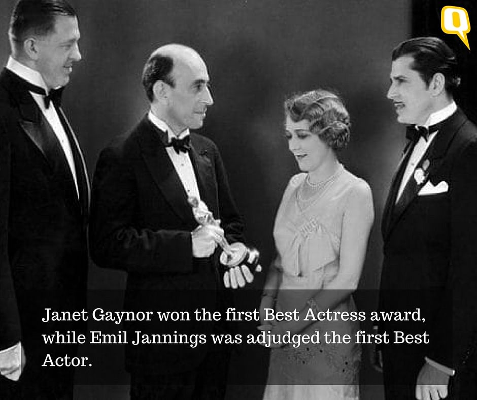 As the excitement over Oscars 2018 continues, let’s rewind to 1929, when the awards weren’t even called “Oscars”.