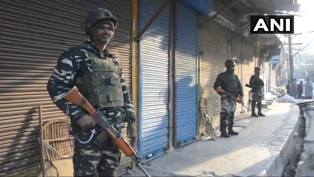 Three terrorists killed in a brief encounter with security forces in J&K’s Anantnag district.