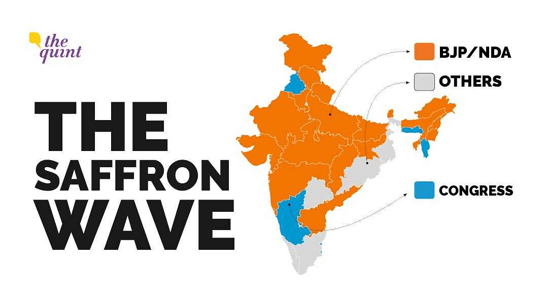 After bagging Tripura, the BJP now holds 21 states, an indication of the increasing saffronisation of India. 