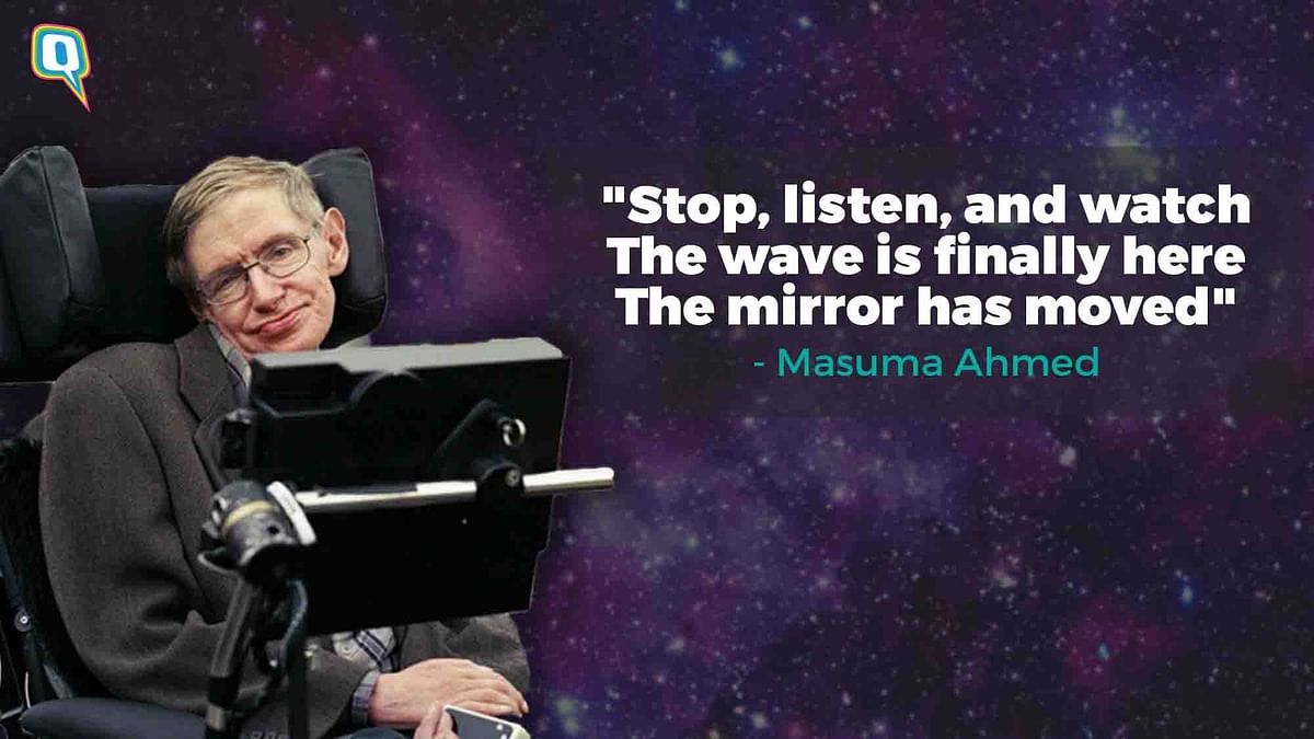 When Hawking invited science enthusiasts to pen down haikus on space, black holes and gravity.