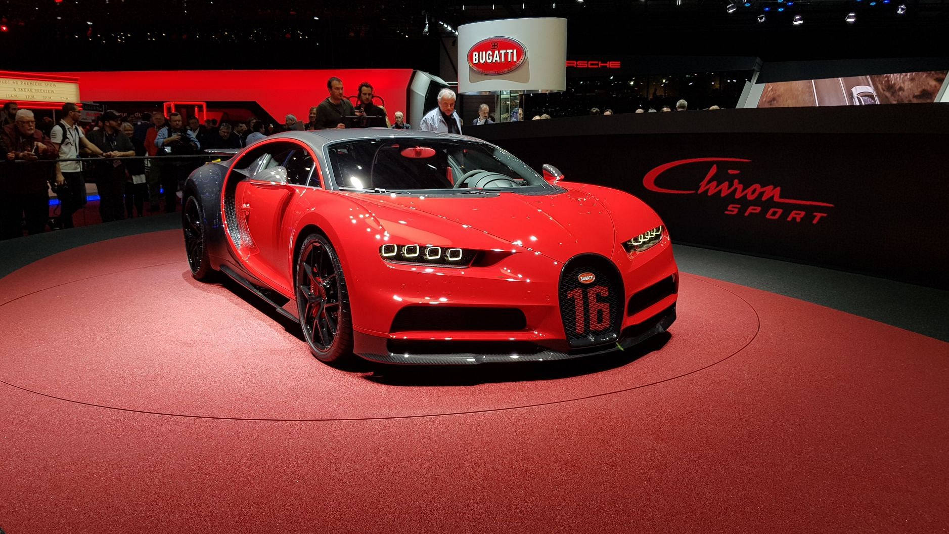 The Bugatti Chiron Sport is priced at $3.26 million.
