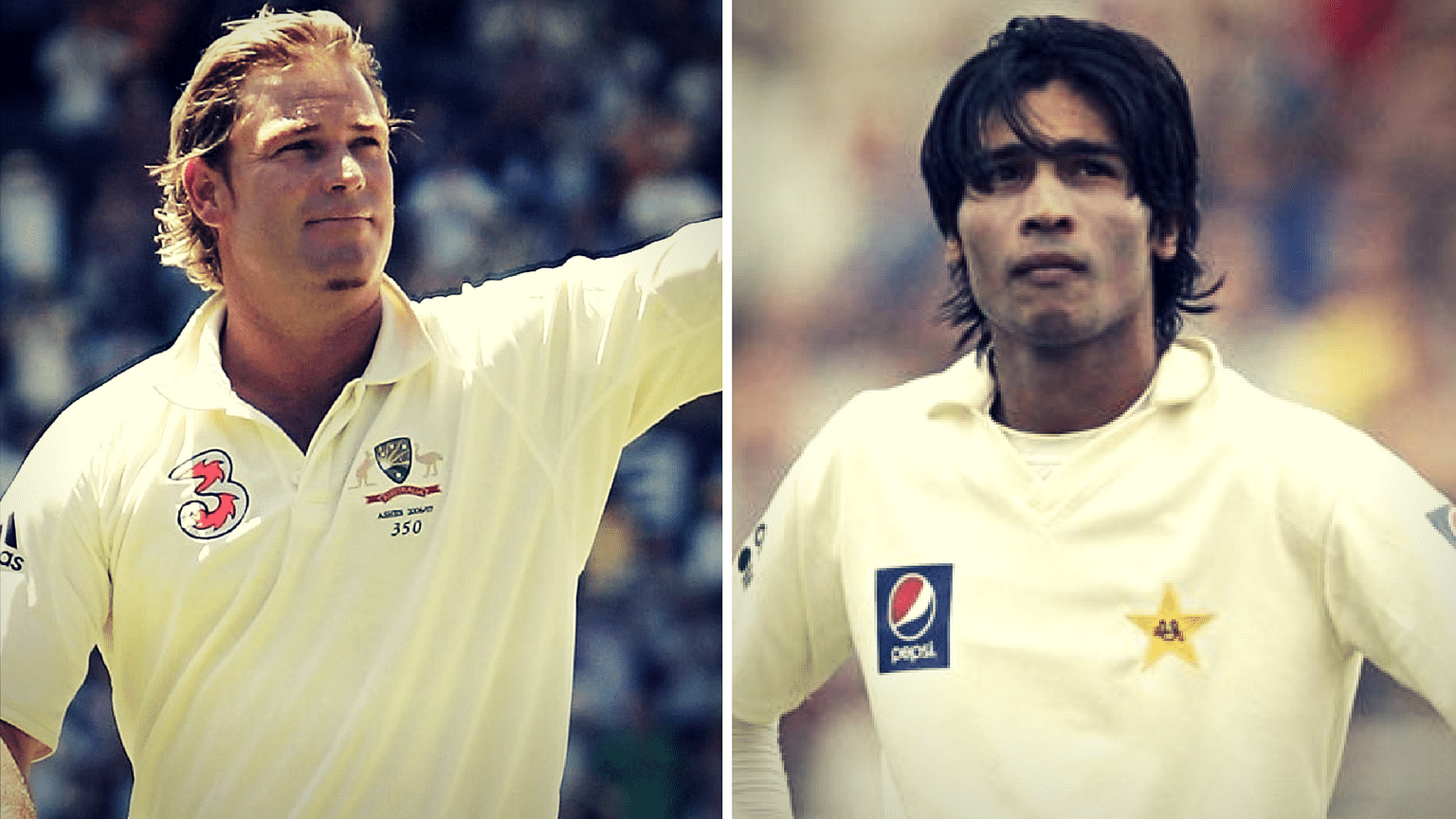 Shane Warne (left) &amp; Mohammad Amir came back from suspension to win laurels for their team.