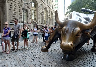 US Stocks. (File Photo: Xinhua/Wang Lei/IANS)