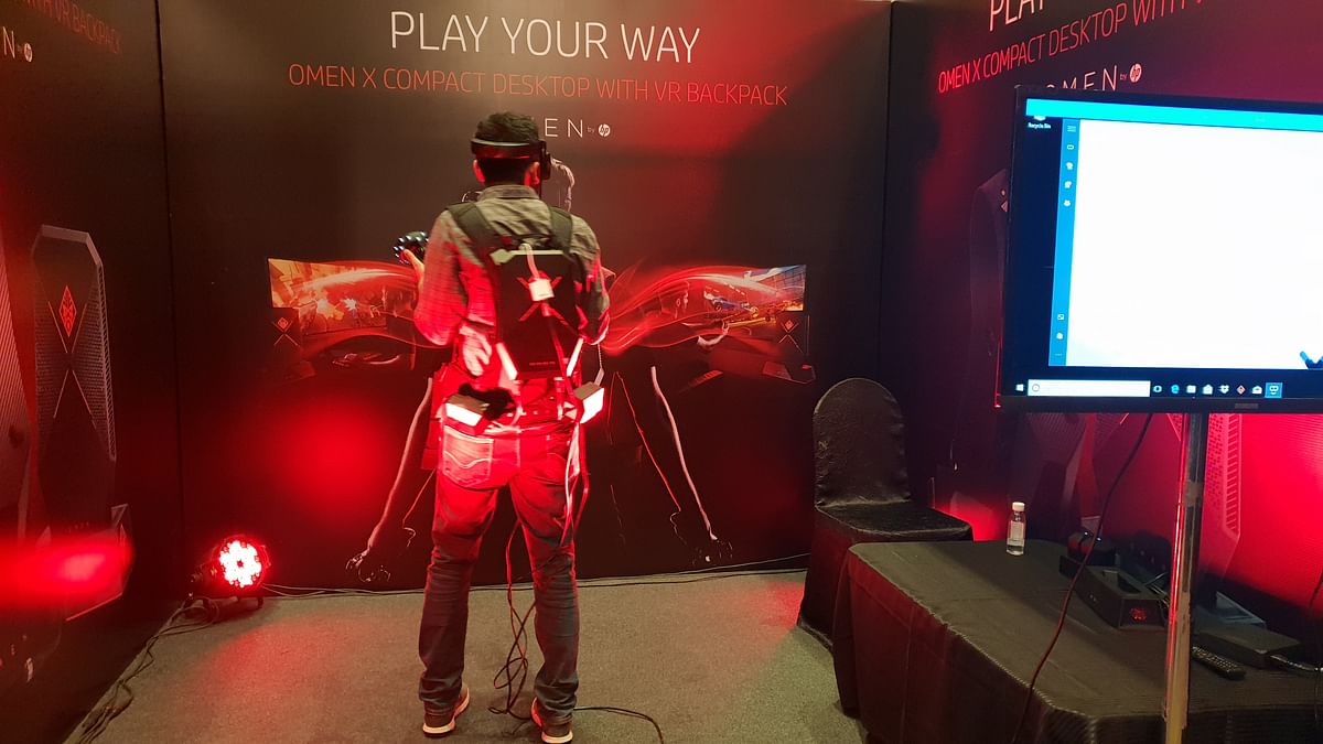 The compact gaming PC gets a backpack design, which allows wire-free gaming and is only worth Rs 2.94 lakh. 