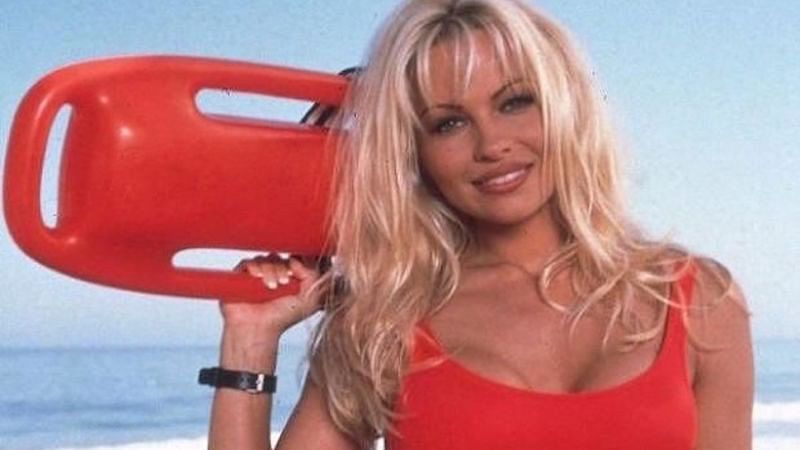 Pamela Anderson starred in the popular series, <i>Baywatch.</i>