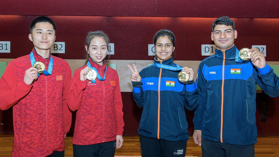 The teenager comfortably won the gold while India’s shooting champion Heena Sidhu secured silver. 