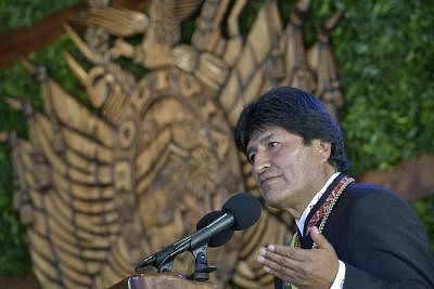 Bolivian President Evo Morales. (Xinhua/Freddy Zarco/AB/IANS)