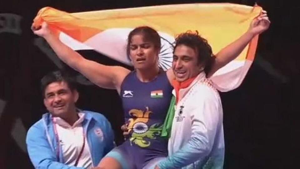 Navjot Kaur became India’s first woman wrestler to win a gold in the Senior Asian Championships.