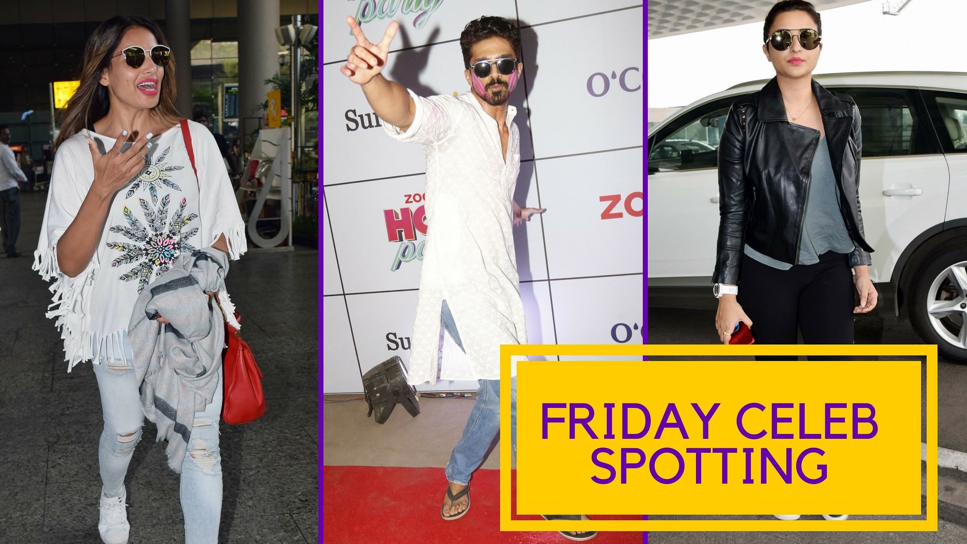 Bipasha Basu, Saqib Saleem and Parineeti Chopra’s Friday shenanigans.