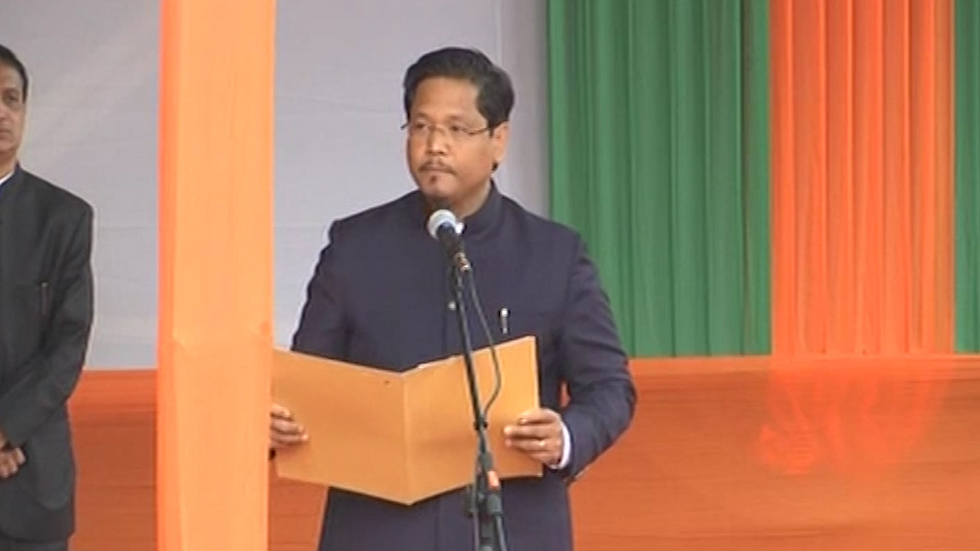 Conrad Sangma takes oath as Chief Minister of Meghalaya.