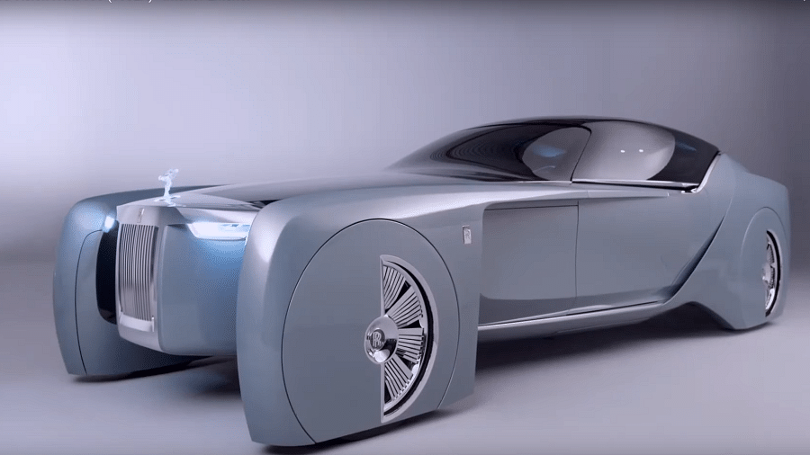 The Rolls-Royce Vision Next 100 concept car.