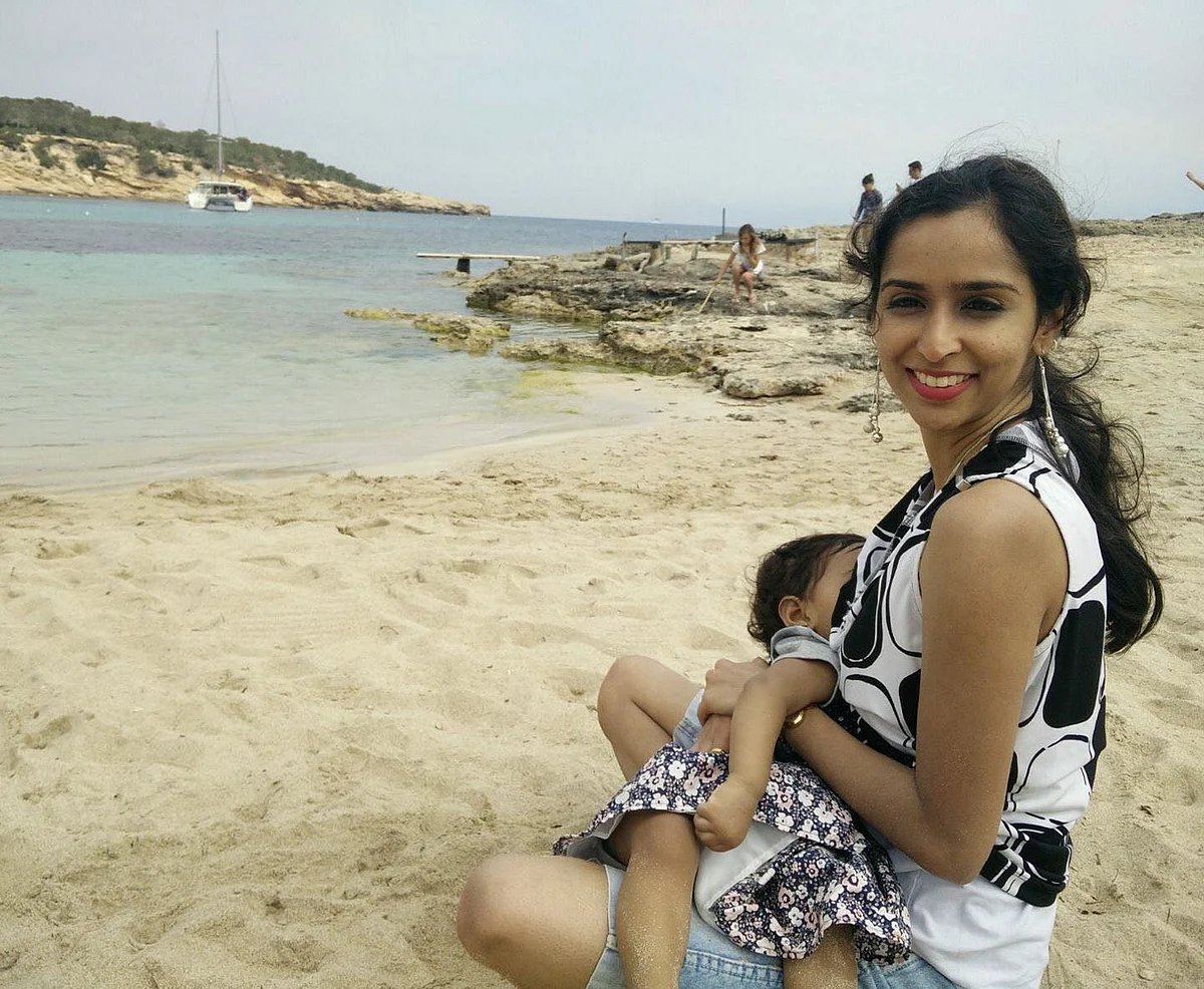 “Hopefully next time, when they see a breastfeeding mother, they will make her comfortable,” says Raksha.