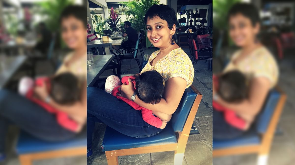 “I hope a struggling mom may see my photo and be confident to carry on, while providing for her baby,” says Chetana.