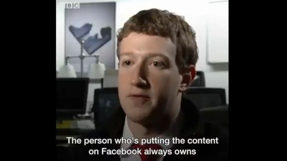 Facebook CEO Mark Zuckerberg in his 2009 BBC interview.