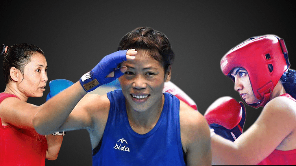 Image of Mary Kom and other women boxers used for representation only.