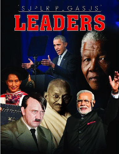 The book ‘Leaders’ lists names of leaders who have tried to make the world “better”.