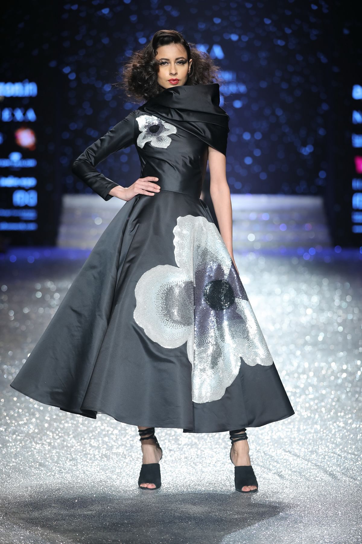 Vaani Kapoor channels the Bond girl vibe for designers Gauri and Nainika, Ashish N Soni at Amazon India Fashion Week
