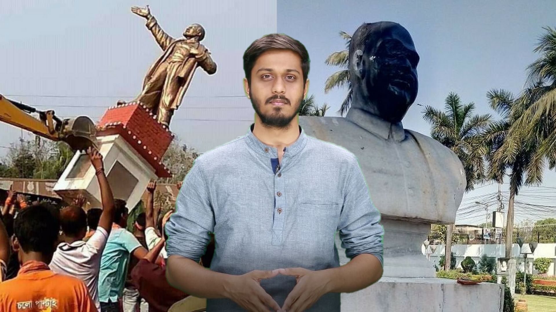 Ambedkar, Gandhi, Periyar, Mookerjee and Lenin: All victims of the statue desecration brigade.