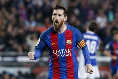Lionel Messi. (File Photo: Xinhua/Pau Barrena/IANS)