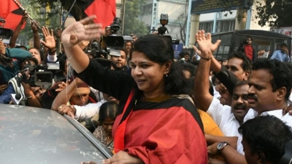 “If one woman’s laughter can make all the men sitting there tremble, imagine the kind of change women can bring about,” said Kanimozhi.&nbsp;