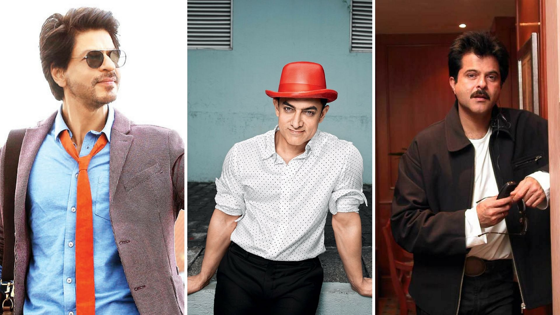 Aamir Khan, Shah Rukh Khan and Anil Kapoor - the ones that won after contending at the Filmfare Awards.&nbsp;