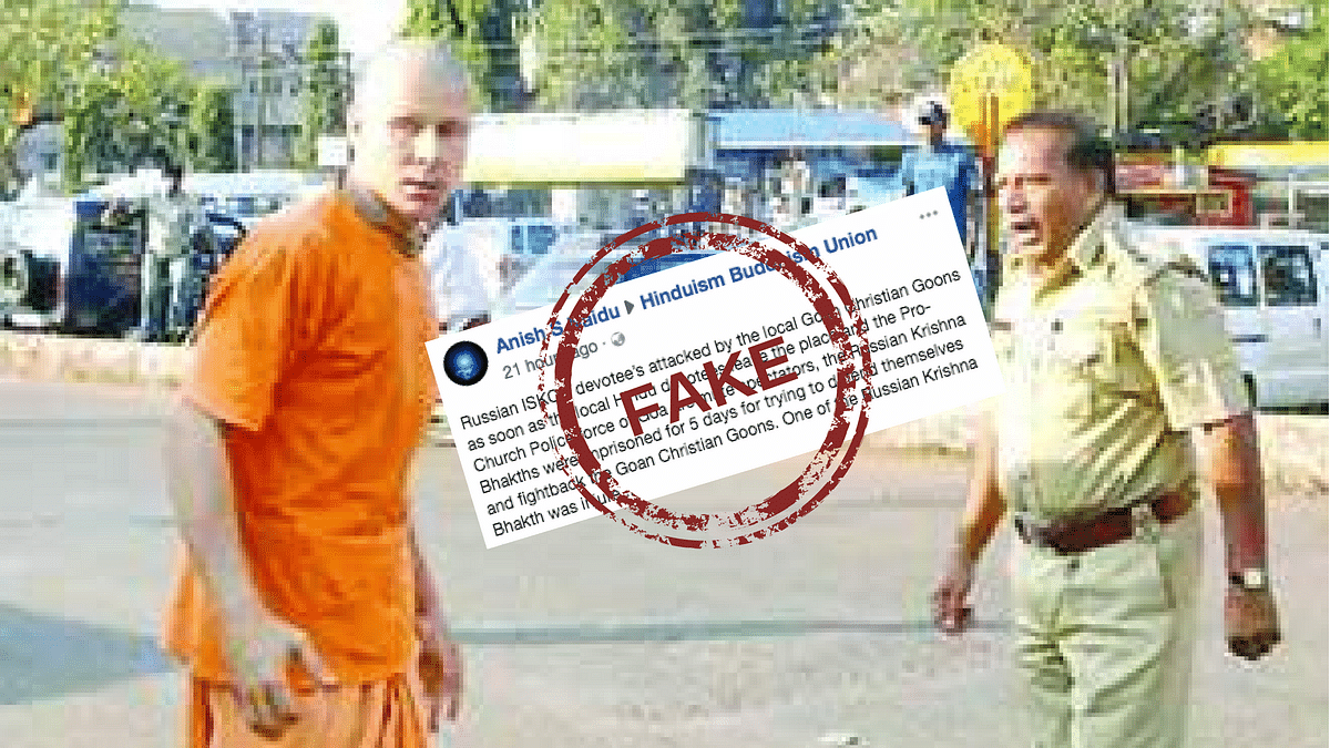 Fake News: Krishna Devotees Were Not Attacked by Christians in Goa