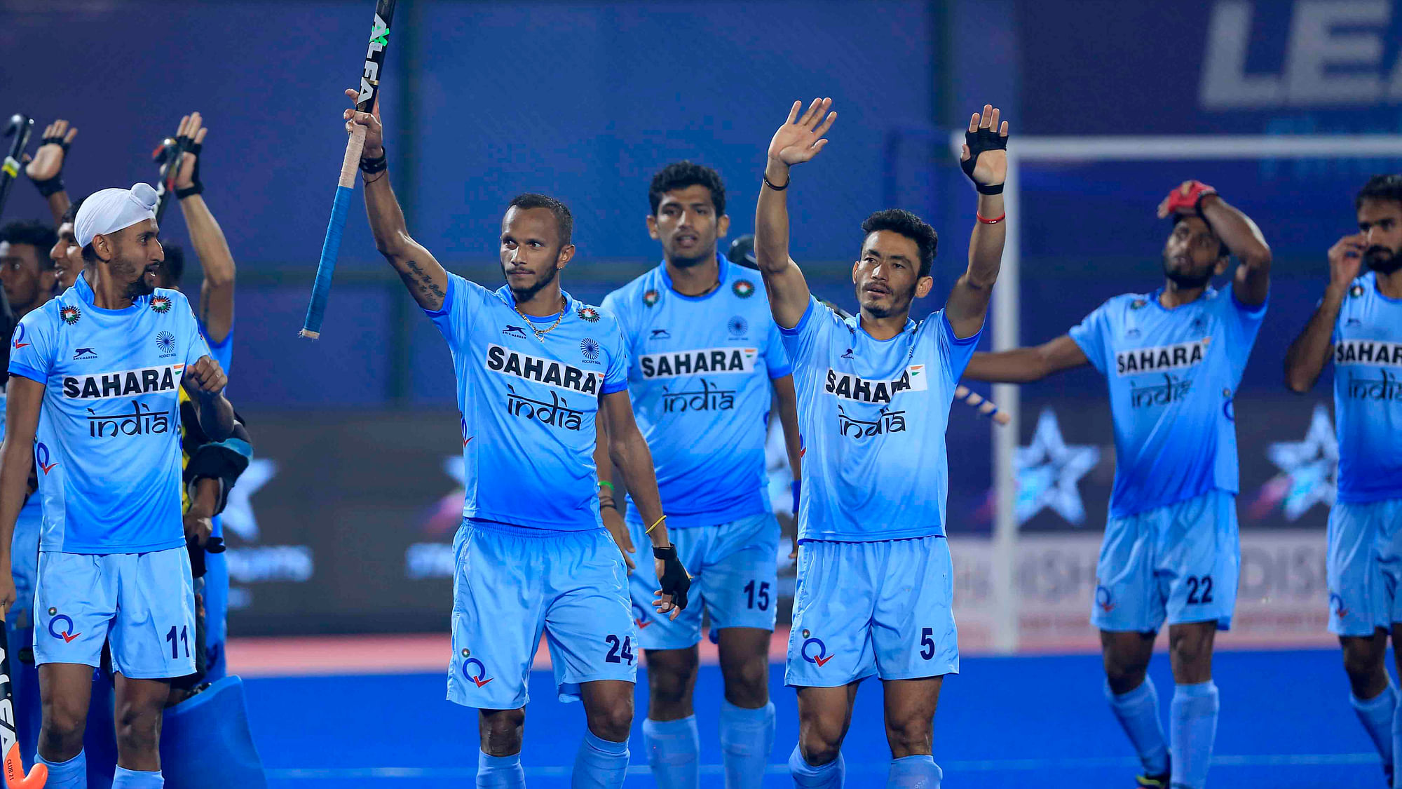 The Indian men’s hockey team will compete for the bronze on Saturday.