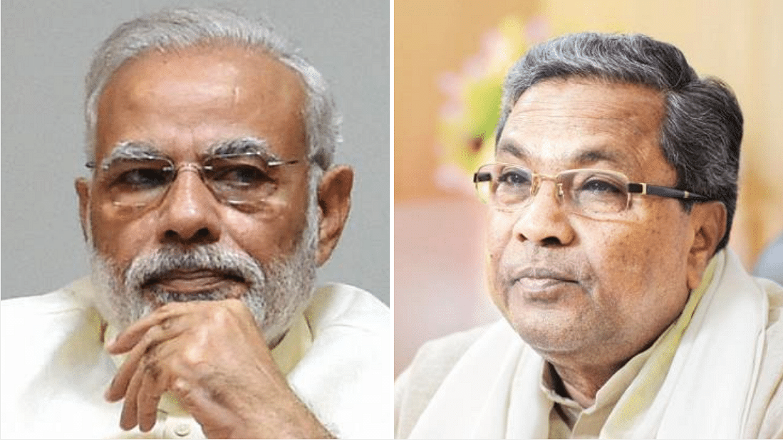 PM Narendra Modi and Karnataka C Siddaramaiah