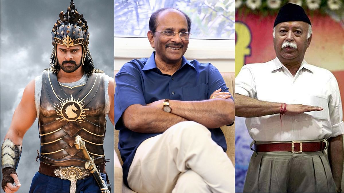 ‘Baahubali’ writer is now penning a magnum opus on the RSS, and other stories. 