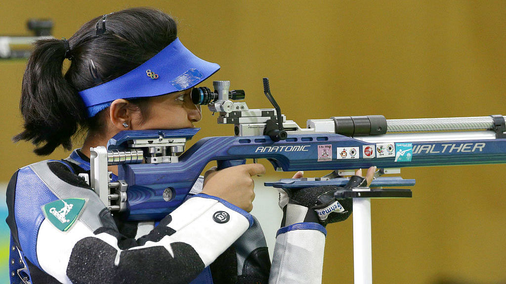 Mehuli Ghosh in action. Shooting will not be added to the roster of the 2022 Birmingham Games despite Indian Olympic Association’s boycott threat.