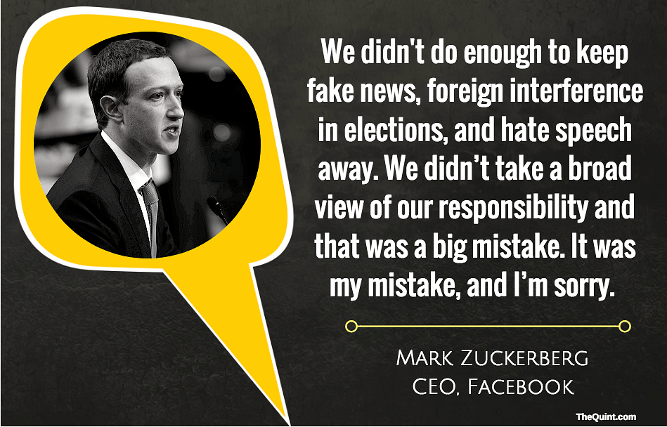  Zuckerberg refused to make any promises to support new legislation or change how the social network does business.