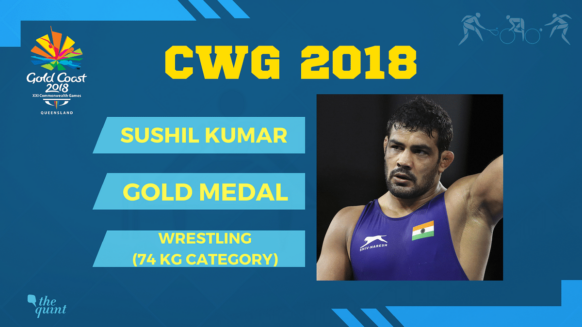  Sushil Kumar needed just one minute and twenty seconds to wrap up the gold medal match against SA’s Johannes Botha.