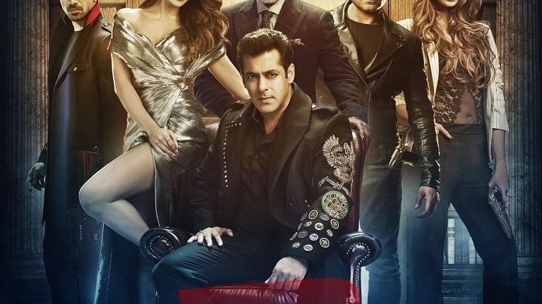 Salman Khan on the poster of <i>Race 3.</i>