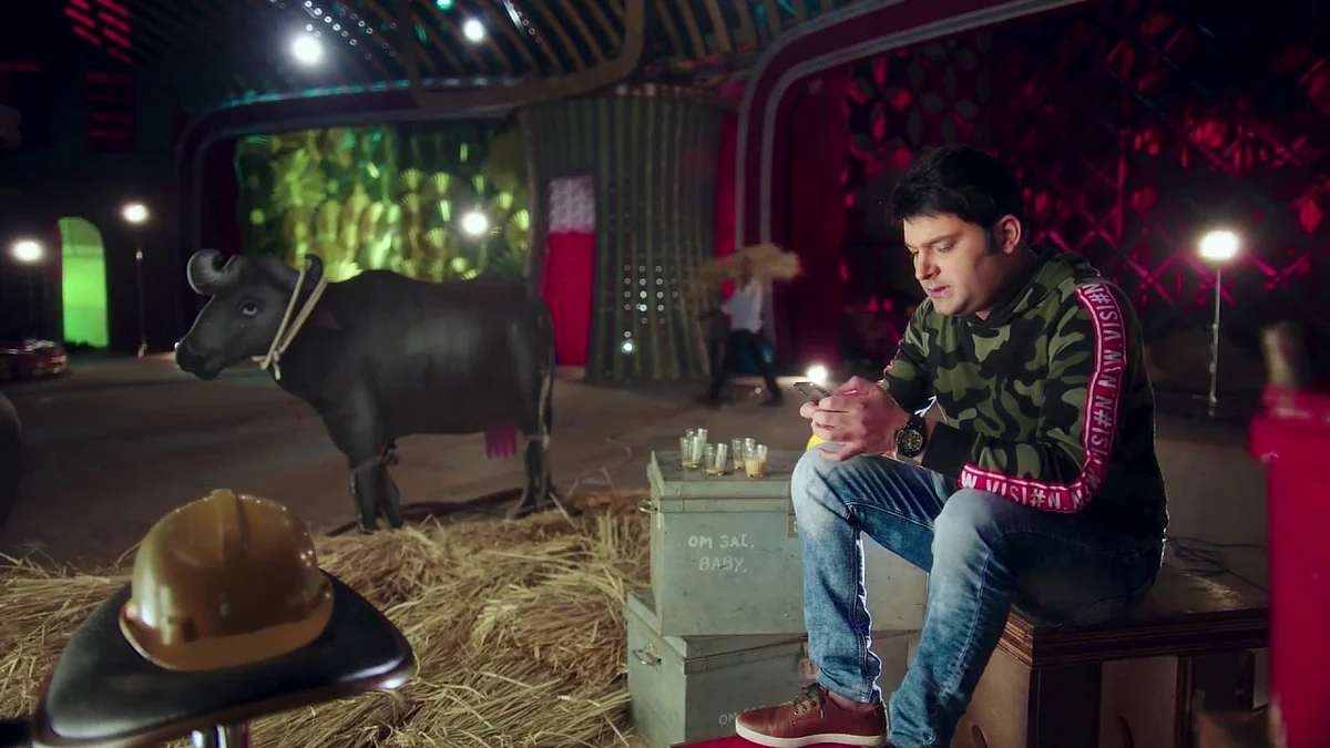 Kapil Sharma in a still from <i>Family Time With Kapil.</i>
