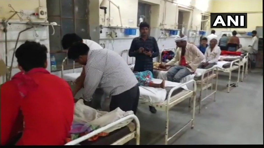 Those who were injured in the hailstorm are undergoing treatment at a hospital in Dholpur.&nbsp;
