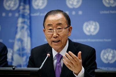 Ban Ki-moon. (File Photo: Xinhua/UN Photo/Rick Bajornas/IANS)