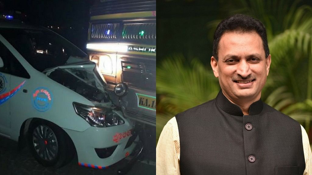 Anantkumar Hegde alleged that the collision with his convoy was a deliberate attempt on his life.
