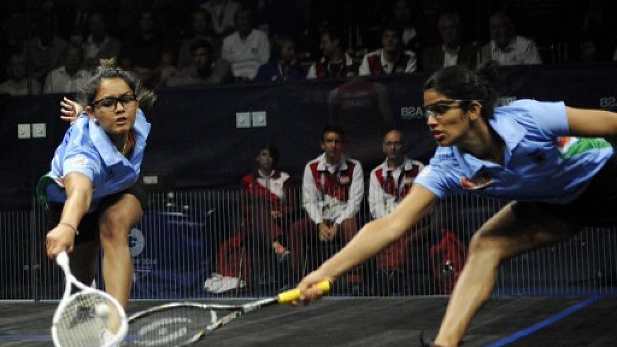 Indian Squash Players Joshna Chinappa and Dipika Pallikal.